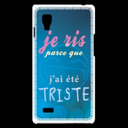 Coque LG Optimus L9 Triste ZG
