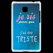Coque LG Optimus L3 II Triste ZG