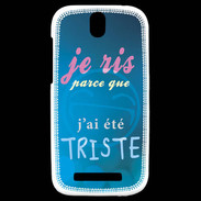 Coque HTC One SV Triste ZG