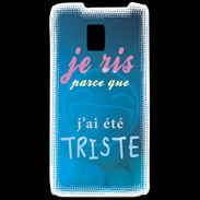 Coque LG P990 Triste ZG