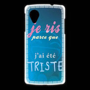 Coque LG Nexus 5 Triste ZG