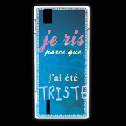 Coque Huawei Ascend P2 Triste ZG