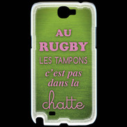 Coque Samsung Galaxy Note 2 Rugby Tampons ZG