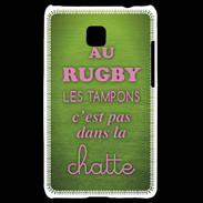 Coque LG Optimus L3 II Rugby Tampons ZG