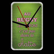 Grande pendule murale Rugby Tampons ZG
