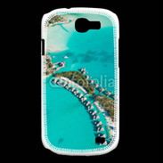 Coque Samsung Galaxy Express Vue aérienne Bungalow à Tahiti