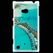 Coque Nokia Lumia 720 Vue aérienne Bungalow à Tahiti