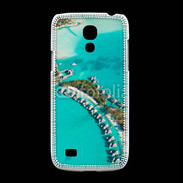 Coque Samsung Galaxy S4mini Vue aérienne Bungalow à Tahiti