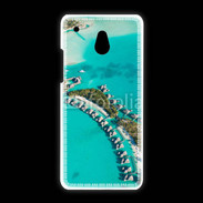 Coque HTC One Mini Vue aérienne Bungalow à Tahiti
