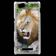 Coque Sony Xperia M Portrait de lion 25
