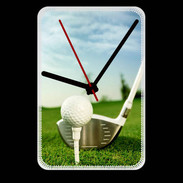 Grande pendule murale Tee de golf