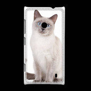Coque Nokia Lumia 520 Chat siamois 25