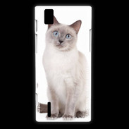 Coque Huawei Ascend P2 Chat siamois 25