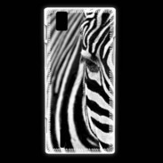 Coque Huawei Ascend P2 Vie en zèbre