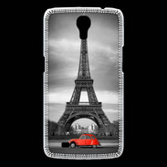 Coque Samsung Galaxy Mega Vintage Tour Eiffel et 2 cv
