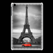 Coque iPadMini Vintage Tour Eiffel et 2 cv