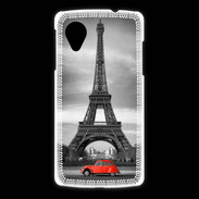 Coque LG Nexus 5 Vintage Tour Eiffel et 2 cv