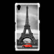 Coque Sony Xpéria Z1 Vintage Tour Eiffel et 2 cv