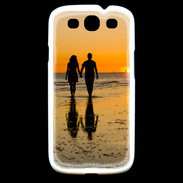 Coque Samsung Galaxy S3 Balade romantique sur la plage 5