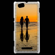 Coque Sony Xperia M Balade romantique sur la plage 5
