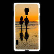 Coque LG L7 2 Balade romantique sur la plage 5