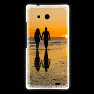 Coque Huawei Ascend Mate Balade romantique sur la plage 5