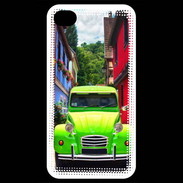 Coque iPhone 4 / iPhone 4S 2cv verte de collection