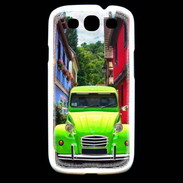 Coque Samsung Galaxy S3 2cv verte de collection