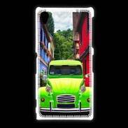 Coque Sony Xpéria Z1 2cv verte de collection