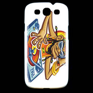 Coque Samsung Galaxy S3 Rasta DJ Jamaïca