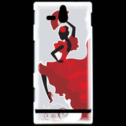 Coque Sony Xperia U Vintage Flamenco 5
