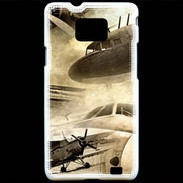 Coque Samsung Galaxy S2 Aviation rétro