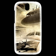 Coque HTC One SV Aviation rétro