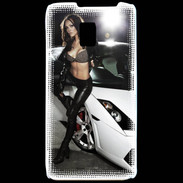 Coque LG P990 Voiture et charme
