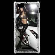 Coque Sony Xperia M Voiture et charme
