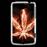 Coque HTC Wildfire G8 Cannabis en feu