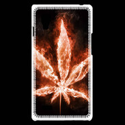 Coque LG Optimus L9 Cannabis en feu