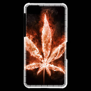 Coque Blackberry Z10 Cannabis en feu
