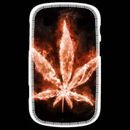 Coque Blackberry Bold 9900 Cannabis en feu