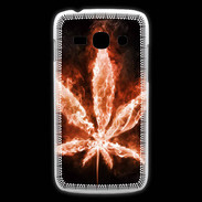 Coque Samsung Galaxy Ace3 Cannabis en feu