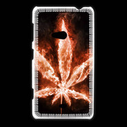 Coque Nokia Lumia 625 Cannabis en feu