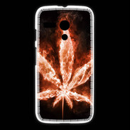 Coque Motorola G Cannabis en feu