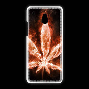 Coque HTC One Mini Cannabis en feu