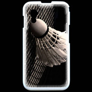 Coque Samsung ACE S5830 Volant de Badminton en noir et blanc