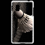 Coque LG Optimus G Volant de Badminton en noir et blanc