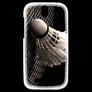 Coque HTC One SV Volant de Badminton en noir et blanc