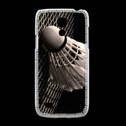 Coque Samsung Galaxy S4mini Volant de Badminton en noir et blanc