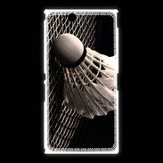 Coque Sony Xpéria Z Ultra Volant de Badminton en noir et blanc