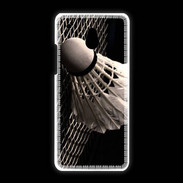 Coque HTC One Mini Volant de Badminton en noir et blanc