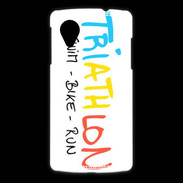 Coque LG Nexus 5 Triathlon passion